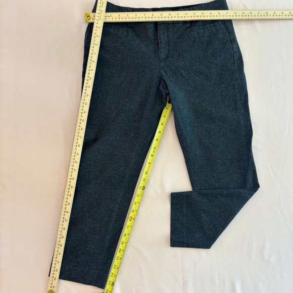 Banana Republic Brushed Fabric Skinny Ankle Sloan Pant - Charcoal - Size 10 - Picture 3 of 10